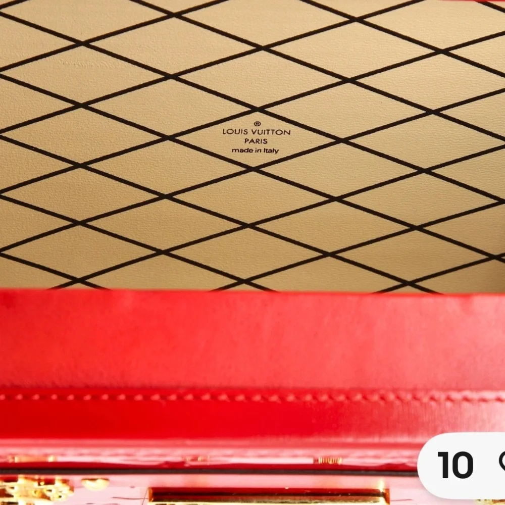 Louis Vuitton Crossbody Petite Malle Vernis Bag